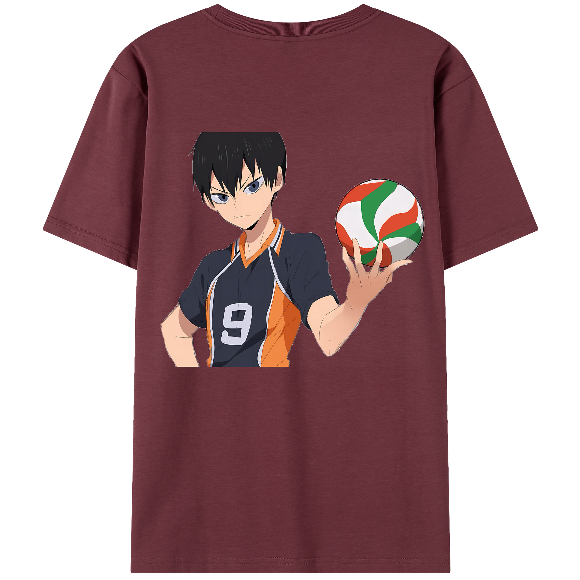 （画像用） ハイキュー!! Haikyu!! 綿100％半袖Tシャツ（背面プリント）